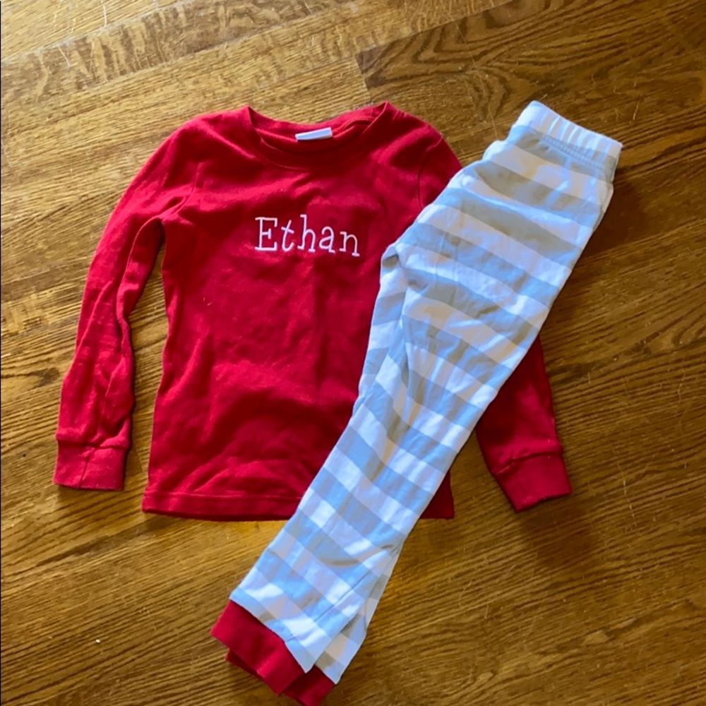 Monogrammed “Ethan” Pajamas